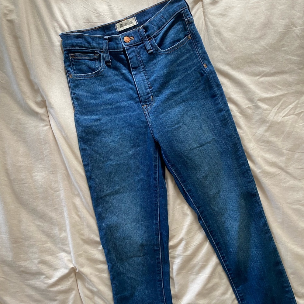 Madewell High Rise Blue Jeans